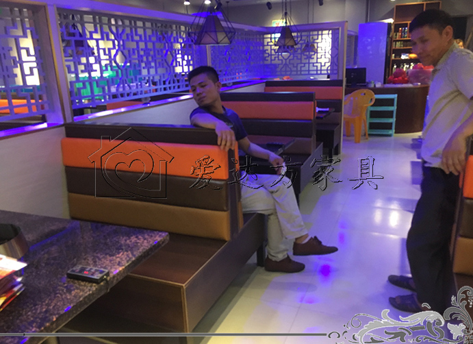 火锅店卡座沙发