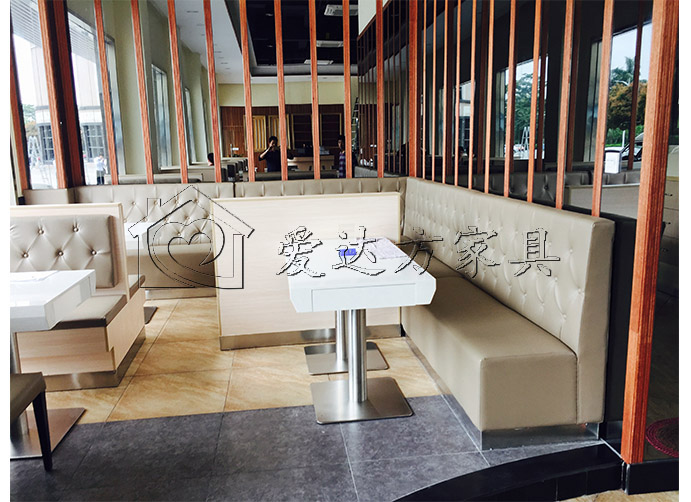 西式餐厅卡座沙发