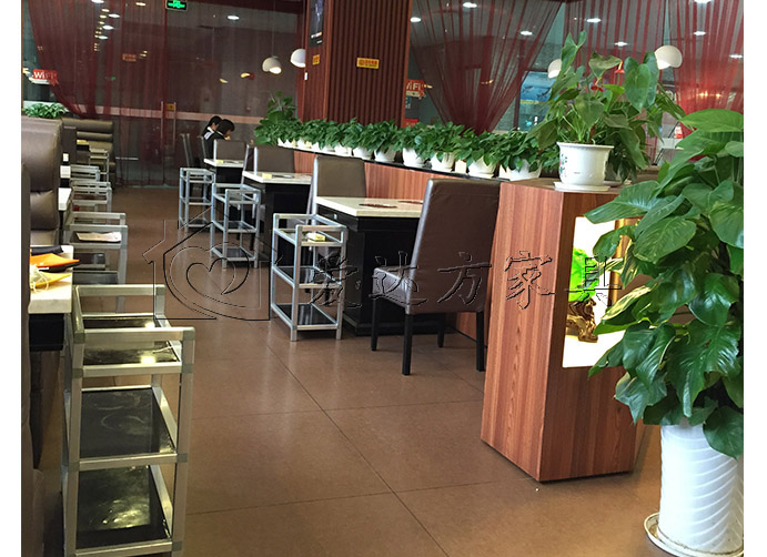 焖锅店卡座沙发