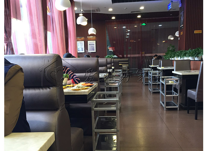 涮涮锅店卡座沙发