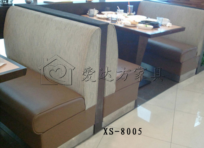 抚顺市快餐厅卡座沙发
