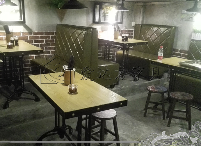 寿司餐厅卡座沙发|餐桌椅，料理餐厅卡座沙发|餐桌椅，炒酸奶餐厅卡座沙发|餐桌椅