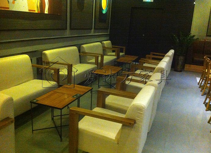 奶茶咖啡店卡座沙发定做