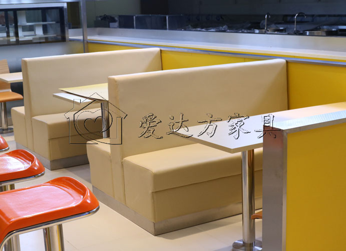 快餐厅卡座沙发.jpg 快餐厅卡座沙发